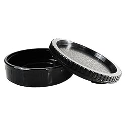 CamDesign Rear Lens Cap and Body Cap Set Compatible
