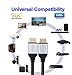 Reos Gear 5FT Premium Certified HDMI Cables 2-Pack Plus Coupler | Perfect for 4k HDR Gaming, Movies and ARC | HDMI 2.0b (4K @ 60Hz) High Speed 18Gbps | Gold-Plated Connectors and Slim Cables