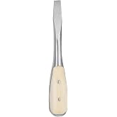 HARFINGTON Slotted Screwdriver SL7.5 6" Carbon Steel Flat-Blade Screwdrivers with Wooden Handle for Fastening, Chiseling and Loosening