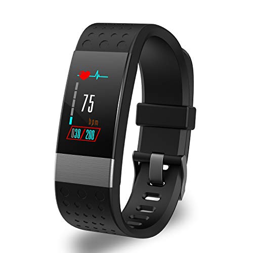 YoYoFit Rock Heart Rate Monitor, Waterproof Fitness Tracker with Blood Pressure Monitor, Wearable Fitness Watch for Men Women