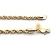 Lifetime Jewelry 5mm Rope Chain Gold Bracelet for Men and Women - Up to 20X More 24k Plating Than Other Plated Bracelets - Great Gift to Mom and Dad or Your Best Friends 7 8 and 9 inches