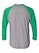 Next Level Mens Tri-Blend 3/4-Sleeve Raglan Tee (6051) -ENVY/PREM -S