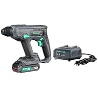 Amazon Brand - Denali by SKIL 20V Cordless Rotary Hammer Kit with 2.0Ah Lithium Battery and 2.4A Charger, Blue