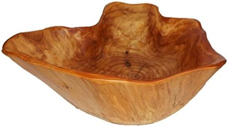 Coastal Wood Hand Carved Root Artworks Large Wooden Bowl-BW03