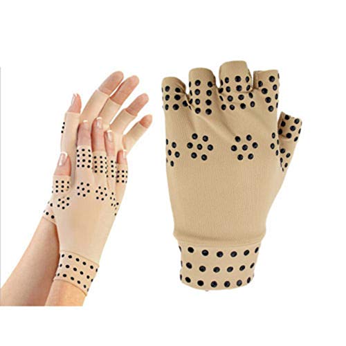 Yiwa Arthritis Therapy Gloves Relief Arthritis Pressure Pain Heal Joints Magnetic Gloves 1 Pair
