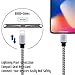 iPhone Charger, MFi Certified Lightning Cable, 4 Pack(3/6/6/10 FT) Extra Long Nylon Braided Charging&Syncing Cord Compatible with iPhone Xs/XS Max/XR/X/7/7Plus/8/8Plus/6S/6SPlus/5/Ipad (White+Gray)