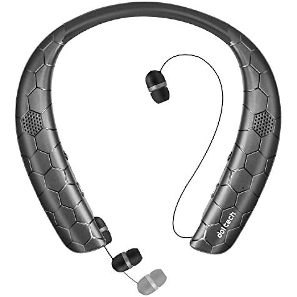 Earbud Headphones Bluetooth Speaker 2 In 1, Doltech Neckband Wireless Headset 3D eBay