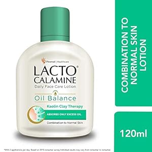 Lacto Calamine Face Lotion for Oil Balance – Combination to Normal Skin – 120 ml