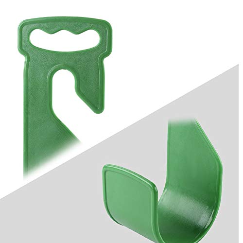 JISETY Hanger Abs Portable Home Storage Durable Hose Holder Rack Flexible Garden Hook Green Wall Mounted Expandable