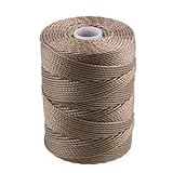 C-Lon Bead Cord, Antique Brown - 92 Yard Spool