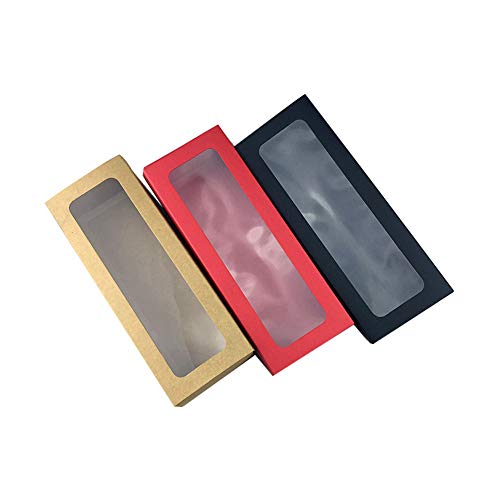 Ruiting Kraft Paper Gift Box 3Pcs Candy Box Birthday Wedding Favor Party Supply Cookie Box Sweet Packing Box