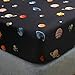 KFZ Solar System Planets Twin Bed Sheet Set for Kids Bed –Navy Blue 4 Pieces Bed Sheets with 1 Twin Fitted Sheet, 1 Flat Sheet, 2 Pillow Covers –Soft Brushed Microfiber Mattress Set for Room Decor