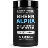 Alpha Testosterone Booster for Men with Clinically Dosed PrimaVie&reg; Shilajit | Testosterone supplement for men with 8 natural ingredients to help men reclaim energy &amp; vitality. Made in USA, 30 servings