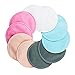 Washable Nursing Pads (Ultra Soft Organic Bamboo) - 10pk Eco-Friendly Reusable Breastfeeding Bra Pads w/ Wash Bag & Hemp Carry Sack by Mo+m