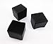yueton 20pcs Square Rubber Chair Leg Caps Feet Pads Furniture Table Covers Floor Protectors Fit for Chairs Less Than 1 inch