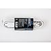 Axis 3-Outlet Indoor Extension Cord with Flat-Profile Plug - 8-foot, White (45505)