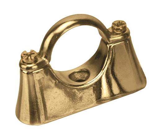 22mm Cast Brass Hospital Pipe Bracket - Bag of 10