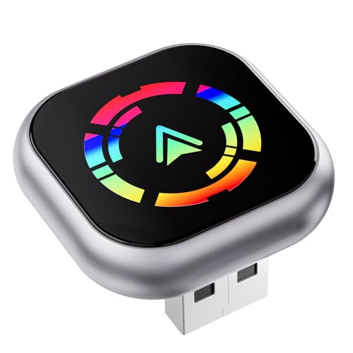 Drepint 2 in 1 Wireless Adapter for CarPlay and Android Car, Upgrade Plug & Play Wireless Carplay Adapter, Fast and Stable Connection without Delays, Compatible with iOS 10+ and Android 11+