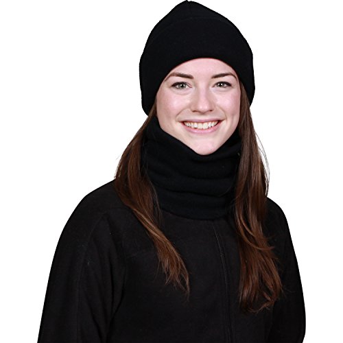 Turtle Fur Heavyweight Fleece Neck Warmer - Black