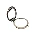 Kansoo Random Style 2PCS Vanity Mirrors, Purse Handbag Double Compact Cosmetic Makeup Round Pocket Magnification Jewel Mirror Crystal Stainless