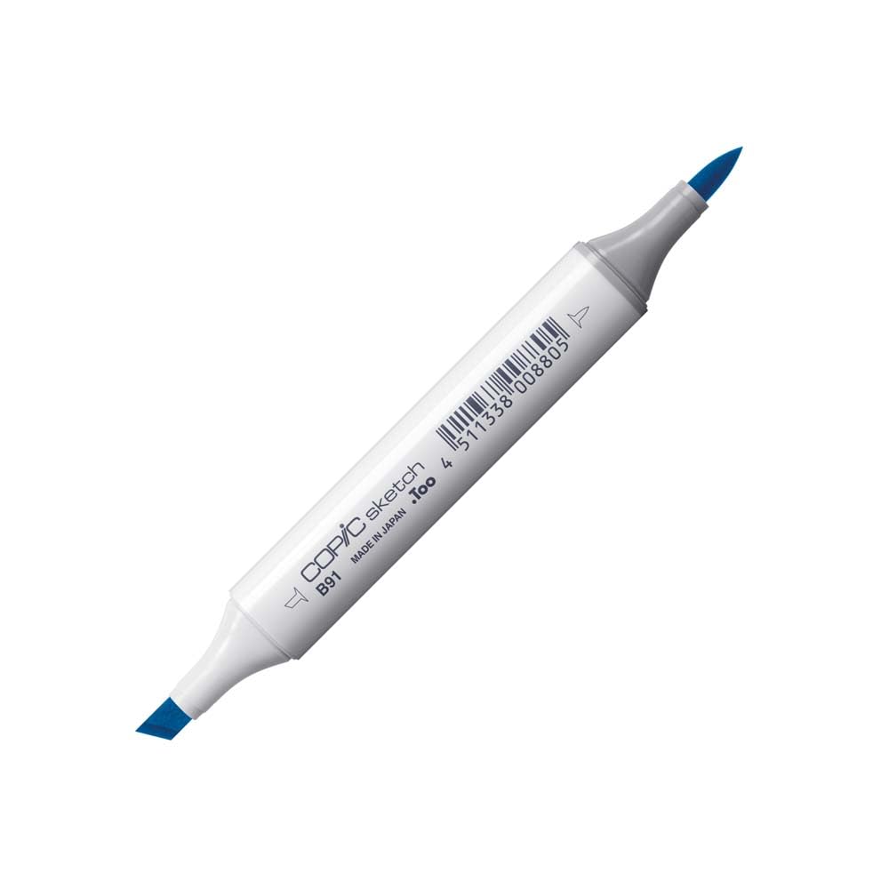 Copic Sketch Coloured Marker Pen - (B-91) Pale Grayish Blue, For Art & Crafts, Colouring, Graphics, Highlighter, Design, Anime, Professional & Beginners, Art Supplies & Colouring Books — image 1