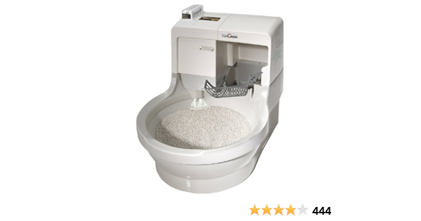 cat litter box washes itself