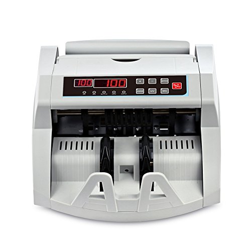 Money Counter Machine DOMENS UV/MG Bill Detection Cash Counting Machine Automatic Currency Cash Counter (LED Display)