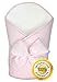 BundleBee Baby Wrap Swaddle Blanket, Pink, 0-4 Months