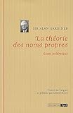 La théorie des noms propres by 