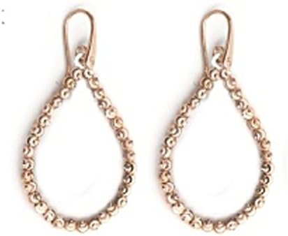 Officina Bernardi - Teard Collection - Teardrop Earrings - Italian 925 Sterling Silver (Pink)