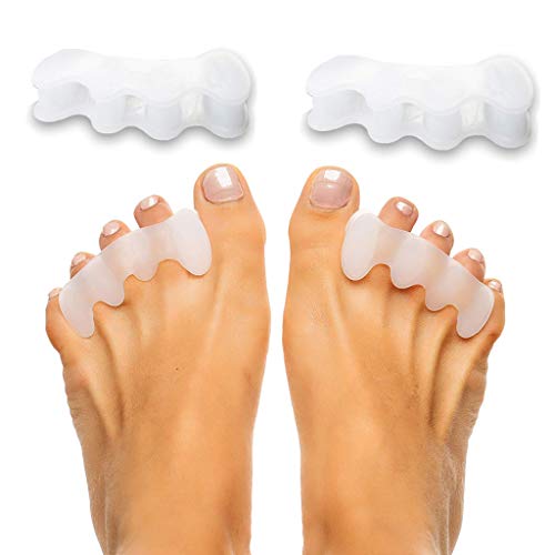 Toe Separators Straighteners & Spacers, Women Men Pedicure Bunion Corrector Relief on Hammor Toe, Great For Medical Fitness and Wellness Use, Shoe Stretcher House
