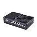 Qotom-Q355G4 Fanless Mini Industrial PC with 4 Ethernet LAN Intel Core i5 5200U Computer (8G RAM + 64G SSD)thumb 4