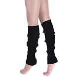 Ewandastore Candy Color Women 80s Winter Leg Warmers Knitted Wool Crochet Long Boot Socks