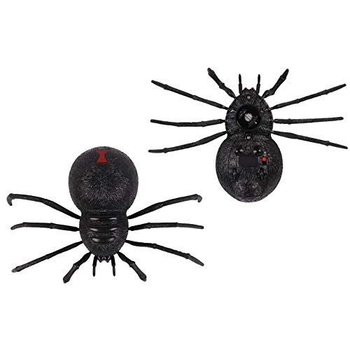 Fiaya Halloween Remote Control Spider Scary Wolf Spider Robot Realistic Novelty Prank Toys Gifts