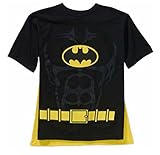 DC Comics Dark Knight Batman Costume Shirt with Cape