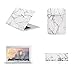 TOP CASE - 4 in 1 Bundle Deal Air 13-Inch Marble Pattern Hard Case, Keyboard Cover, Screen Protector and Sleeve Bag for MacBook Air 13