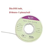 AZDENT® Orthodontic Niti Open Coil Springs Dia 010 inch,3 Feet