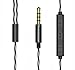 Rhapsody & Mogan H9 Hi-Fi Tangle Free Earbuds in-Ear Headphones,Dynamic Crystal Clear Sound,Noise Isolating Earphones with Microphone and Volume Control