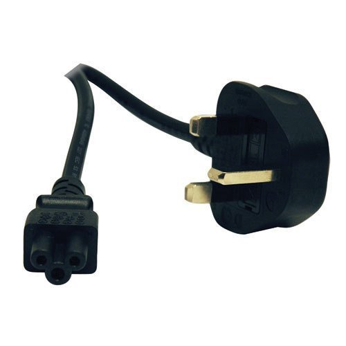Tripp Lite Standard UK Computer Power Cord (C5 to BS-1363 UK Plug) 6-ft.(P060-006)