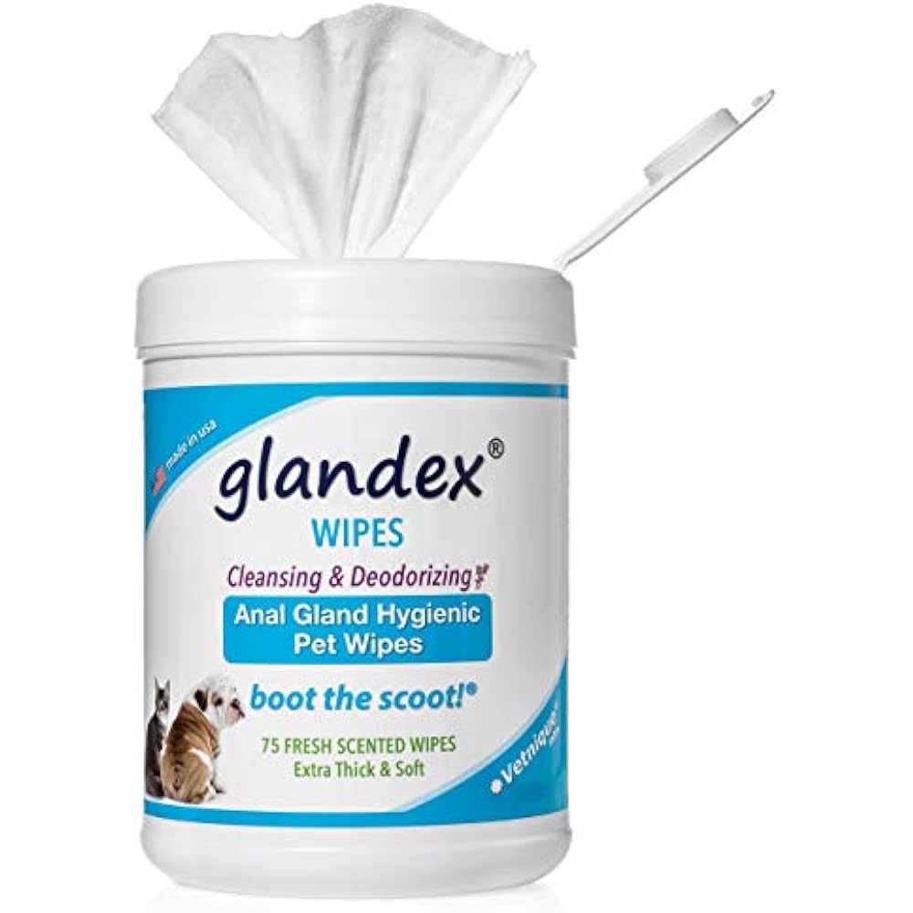 Dog, Cat & Pet Wipes Cleansing Deodorizing Hygienic Anal Gland Grooming 75 Ct eBay