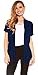 Red Hanger Cardigans for Women - Short Sleeve Womens Open Cardigan Sweaters (Navy-L)