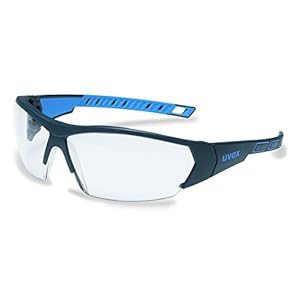 uvex i-works 9194 Unisex bril EN 166 met UV-bescherming + microvezelzak – zonnebril veiligheidsbril sportbril werkbril…