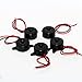 DIKAVS 5Pcs 3 - 24V Small Enclosed Piezo Electronic Buzzer Alarm 95DB w/Wires