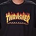 Thrasher Magazine Flame Black Small T-Shirt