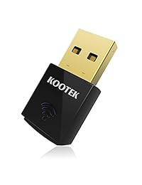 kootek 5 GHz 433 Mbps 2.4 GHz 150 Mbps Dual Band Wireless USB adaptador WiFi AC 600 Mbps Wifi Dongle para PC con Windows XP 7 8 8.1 10 Mac OSX