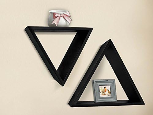 R Home Decor Set of 2 Decorative Triangular Wall Cubes