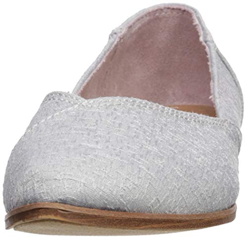 image for TOMS Women's Jutti Ballet Flat, Drizzle Grey Scattered Woven, 6 M US, 