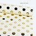 RUSPEPA Wrapping Paper Roll - Gold Foil Dots Design for Wedding,Birthday, Shower, Congrats, and Holiday - 30 inches x 32.8 feet