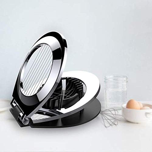 Egg Slicers, DIGI4U Egg Cutter Heavy Duty Stainless Steel Wire with 3 Slicing Styles-Silver