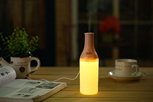 SKYLE Cool Mist 180ml Personal Mini Humidifier,Office Humidifier,Car/Car Air Purifier Bedroom Purifier USB Humidifier Baby Humidifier Cool Mist Portable for Car Bedroom Office Home Study Yoga Spa